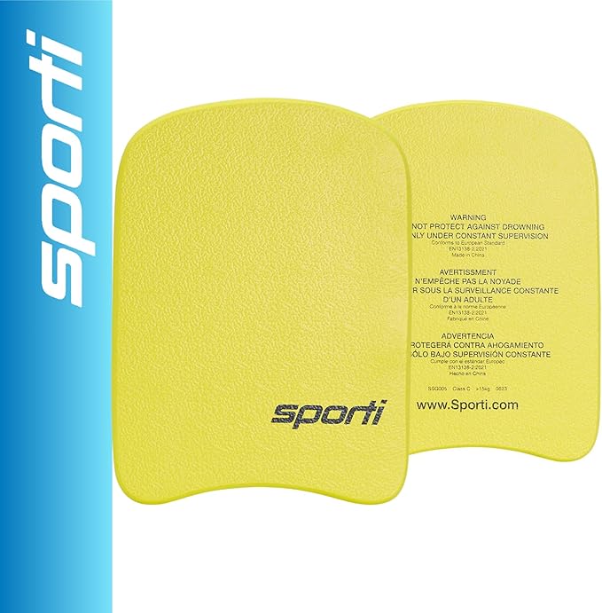 Sporti Kids Kickboard for Swim Training Lesson, Swimming Kickboard for Junior, Water Board for Kids, Swimming Training Aid
