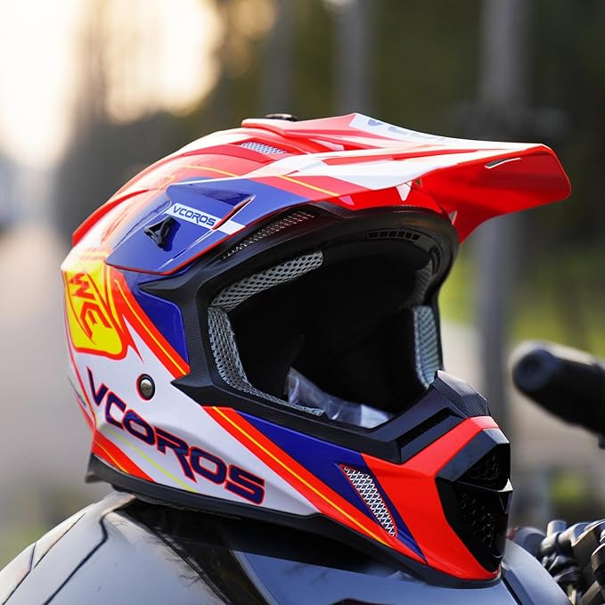 VCOROS H637 Adult Motocross Helmets ATV Dirtbike BMX MX Offroad Adventure UTV Helmets DOT Approved
