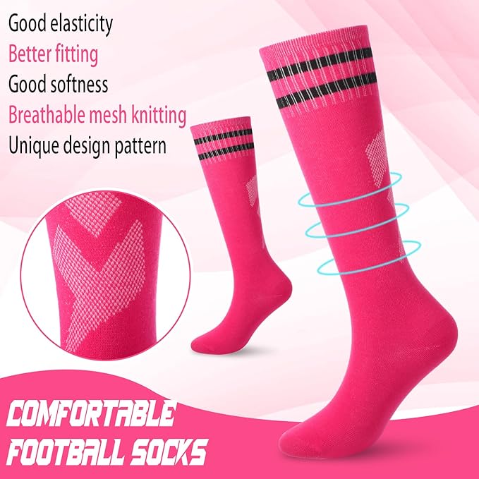 Soccer Shin Guards and Socks Kids Youth Lightweight Soccer Pads Defender with Ankle Protection Ski Shin Guards Football Equipment for Age 4-14 Toddler Boys Girls Teens
