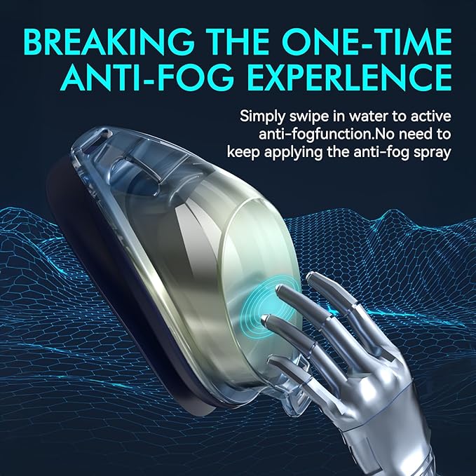 Unisex Swipe Swimming Goggles for Men & Women Anti-Fog,UV Technology Dual Strap No Leakage swim goggles