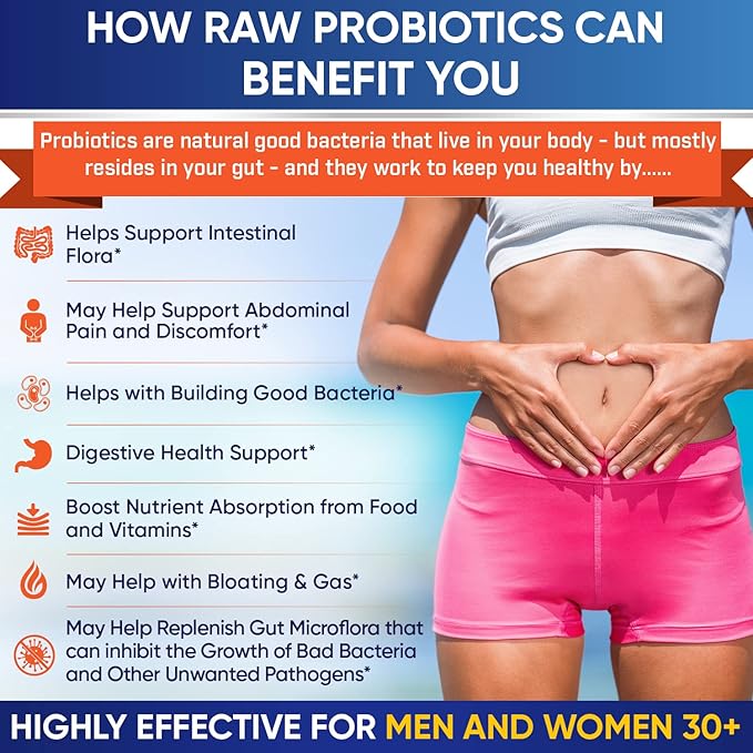 Wholesome Wellness Organic Raw Probiotics 100 Billion CFU, Dr Formulated for Women and Men, Complete Adult Supplement with Prebiotics and Digestive Enzymes; 30 Capsules, Shelf Stable