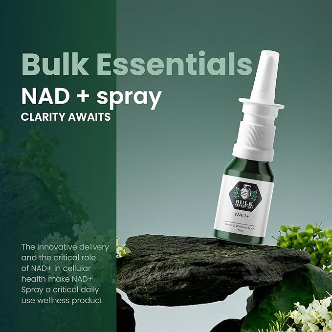 NAD+ Spray | 100 Sprays | Nicotinamide Adenine Dinucleotide | NAD+ | 100% Pure & USA Made | 5mg Per Spray to Support Wellbeing