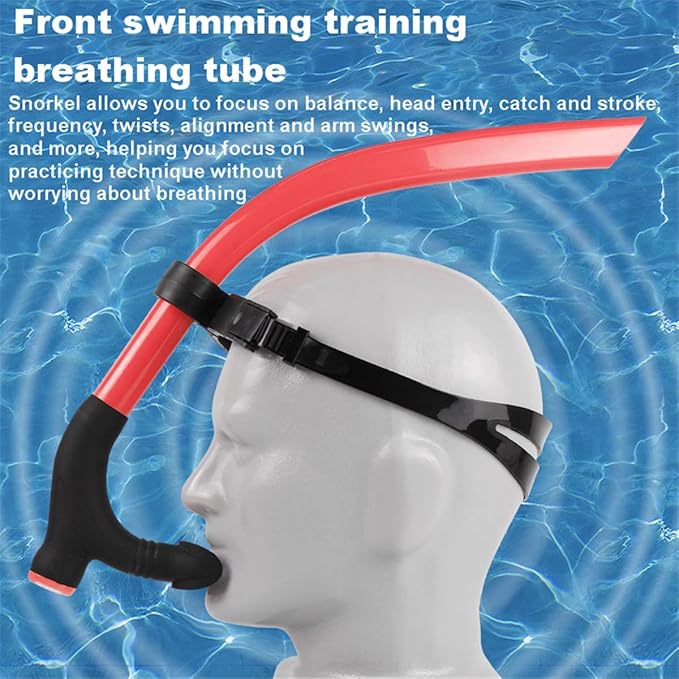 Snorkel Swim Training Practice Freestyle Learn to Swim for Pool Swimming and Open Water Snorkeling