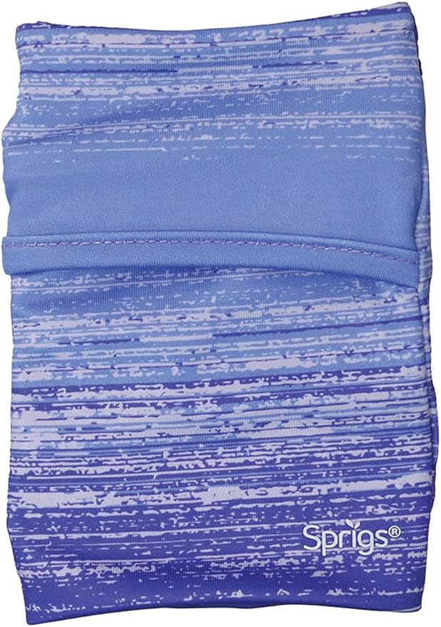 Sprigs Banjees 2 Pocket Wrist Wallet/Wrist Band/Wrist Pocket for Travel, Walking, & Running. Wallet Pouch That Holds Cash, Card, ID's, and More