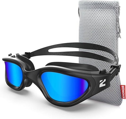 ZIONOR Swim Goggles, G1 SE Swimming Goggles Anti-fog for Adult Men Women