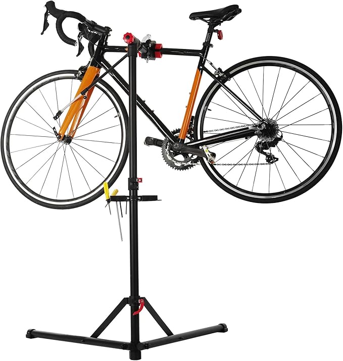 UNISKY Bike Repair Stand for Maintenance Height Adjustable Rack with Quick Release Bicycle Mechanics Maintenance Workstand