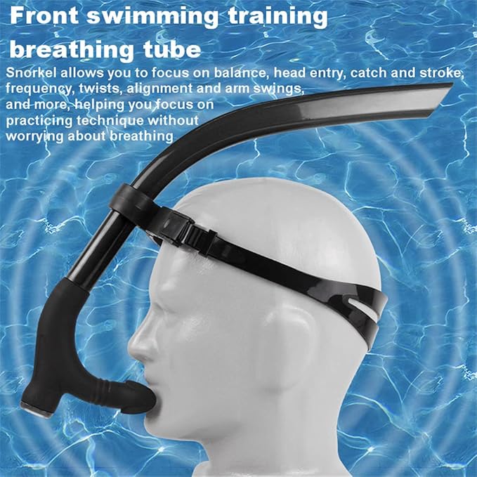 Snorkel Swim Training Practice Freestyle Learn to Swim for Pool Swimming and Open Water Snorkeling