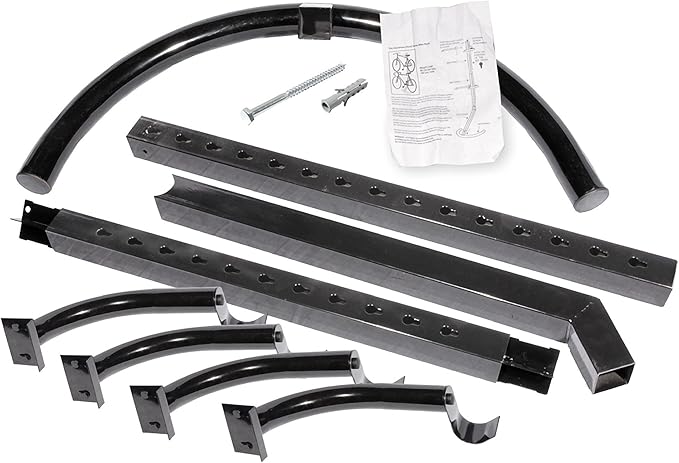 Pro Stand Plus Bike Rack - Heavy-Duty Telescoping Bicycle Stand with Tool Tray, Rotating Clamps, and Adjustable Handlebar Rod by RAD Cycle (Black)