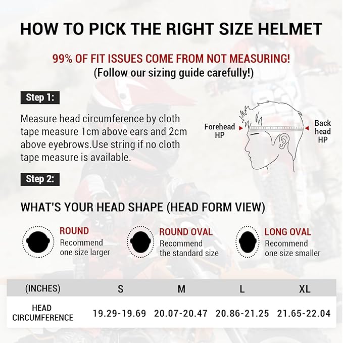 Youth Dirt Bike Helmet DOT Certified - Full Face Motorcycle Helmet for Off-Road, ATV, Street Riding, Includes Adjustable Goggles & Protective Gloves