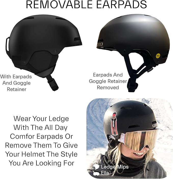 Giro Ledge Ski Helmet - Snowboarding Helmet for Men, Women and Youth