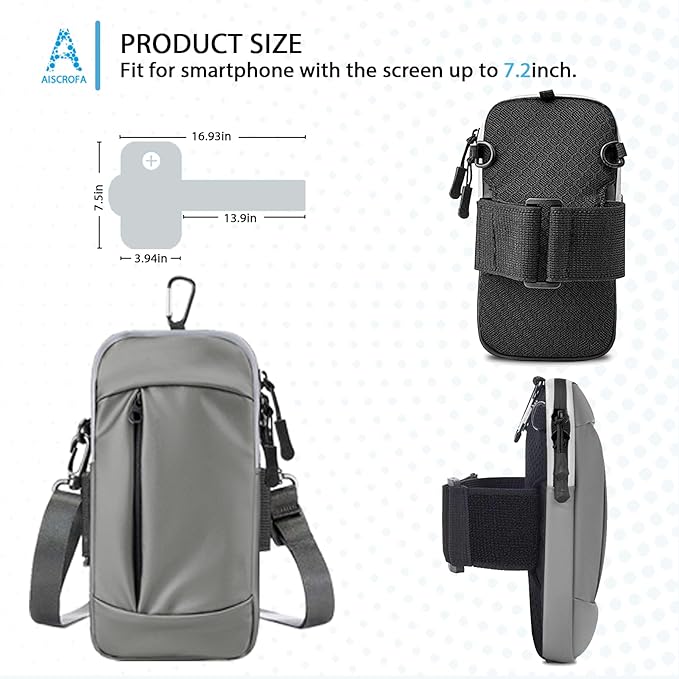 Phone Holder Arm Bands for Running Armband Small Crossbody Bags for Women Kids,iPhone 15 14 13 12 11 Pro Max Xs Xr X 6 7 8 Plus SE Mini Galaxy Ultra Edge S24 S23 Note