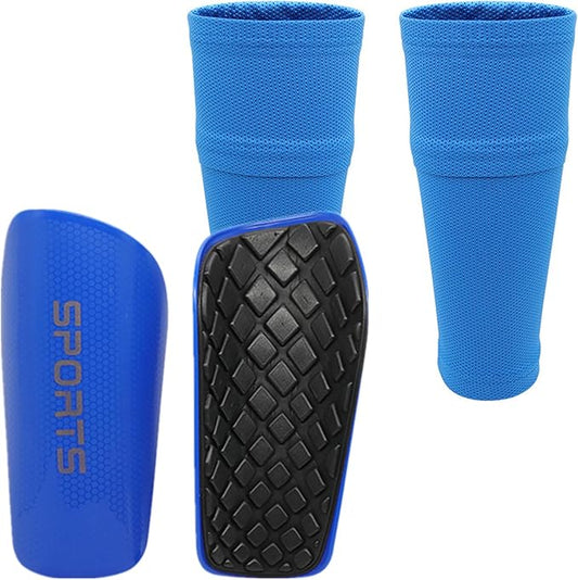 Soccer Shin Guards for Kids Youth Adults - Shin Pads and Sleeves Set with Optimized Insert Pocket for Boys Girls Men Women for Football Games - Protective Soccer Equipment(3 in 1)