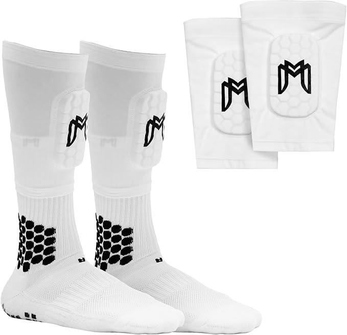 Mini Shin Guards Soccer – Built in Shin Pad Sleeves for Mens, Women, Teens - Small Shin Guards - Lightweight, Breathable Shin Defender Leg Protection