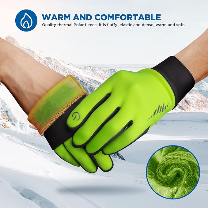 SIMARI Winter Gloves Women Men Ski Snow Gloves Liner Thermal Warm Touch Screen, Suit for Running, Cycling, Biking, Hiking, Driving, Walking, Typing, Freezer Work, Sports, Soccer, Shooting, Gaming 102