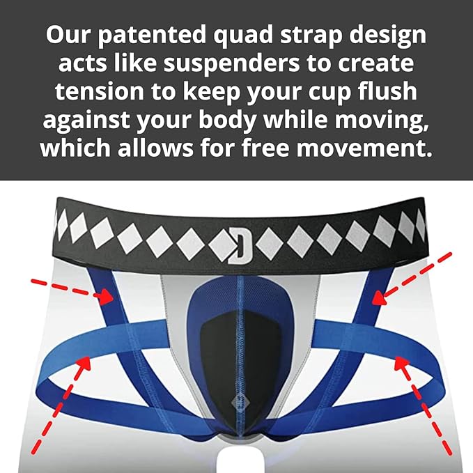 Diamond MMA Compression Shorts with Built-in Jock Strap Supporter with Athletic Cup Pocket for Sports