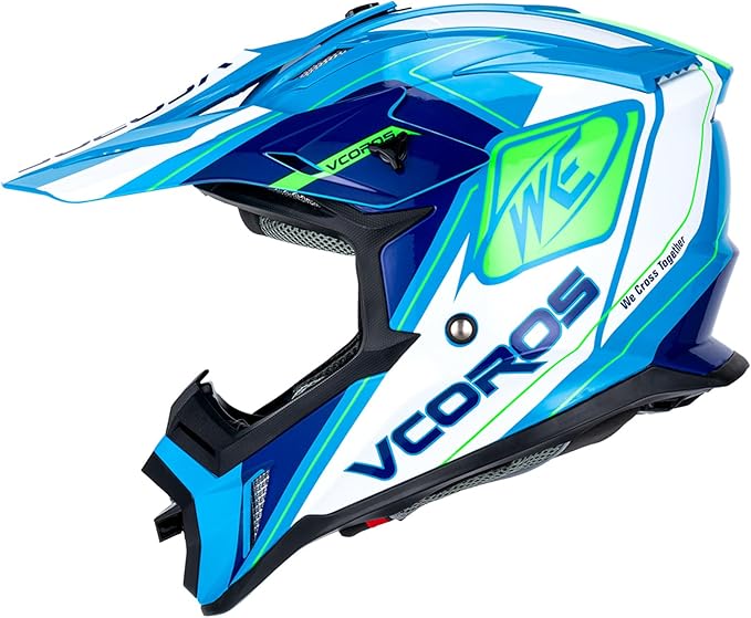 VCOROS H637 Adult Motocross Helmets ATV Dirtbike BMX MX Offroad Adventure UTV Helmets DOT Approved