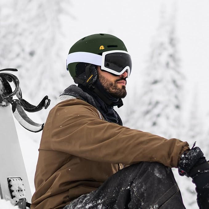 Retrospec Comstock Ski Helmet - Snowboard Helmet for Adults & Youth - Adjustable Fit Snow Helmet with Protective Shell and Breathable Vents for Men, Women, Boys & Girls