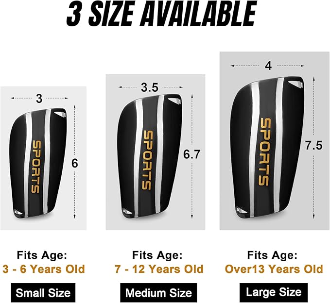 XZQTIVE Soccer Shin Guards with Shin Sleeves and Soccer Socks, Football Shin Pads Set for Kids Youth and Adult