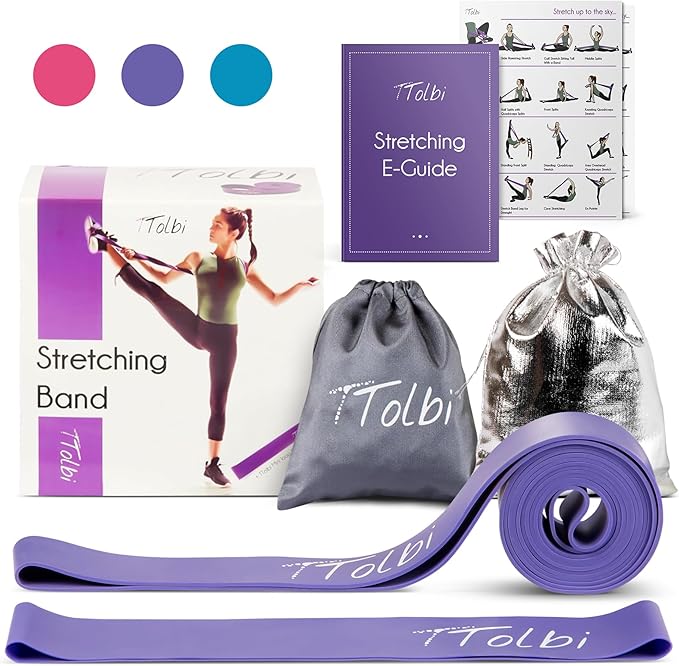 Premium Stretch Bands for Dancers - Flexibility & Ballet Stretching Band, Dance Equipment for Splits & Strength, Ideal Gifts for Ballet, Gymnastics, Cheerleading, Yoga and Pilates Training Stuff