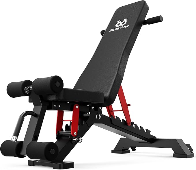 Adjustable Weight Bench - Foldable Workout Bench for Home Gym, PRO Heavy Duty 1300lb Capacity Full Body Strength Training with 8-Level Incline/Flat/Decline Positions & Space-Saving