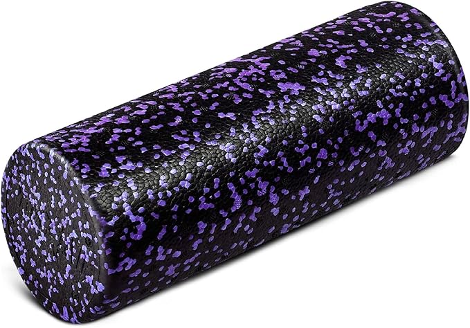 Yes4All High-Density EPP Round Back Roller Foam, Exercise Foam Roller for Yoga, Pilates & Stretching - 12, 18, 24, 36 inch