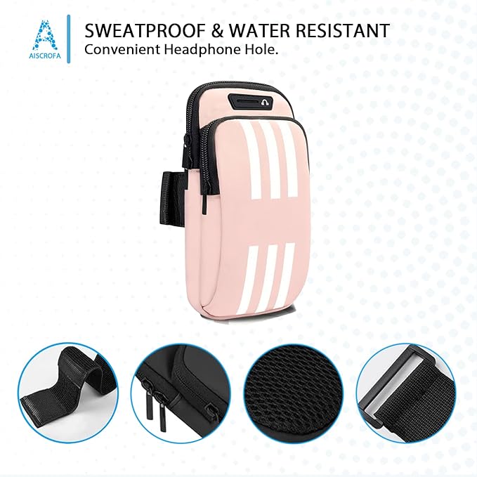 Running Armband, Cell Phone Purse Small Crossbody Bags for Women Men Kids Pouch for iPhone 15/14/13 pro/Plus/xs/xr/xs max, Galaxy S22 Ultra and More