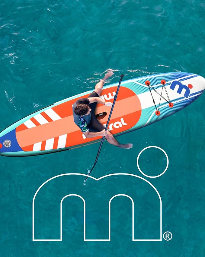 Mistral Inflatable Stand Up Paddle Board, 11'6''x33''x6'' Inflatable SUP All Around Board, Extra Wide iSUP, Stable, Beginner Paddle Board with SUP Accessories, Anti-Slip EVA Deck for Adults & Youth