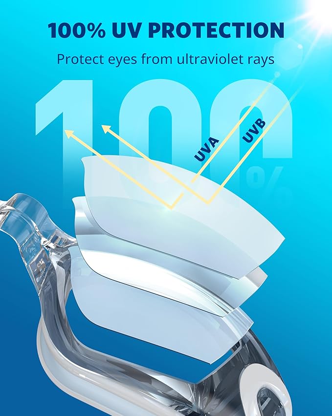 Aegend Swim Goggles, Swimming Goggles No Leaking Full Protection Adult Men Women Youth