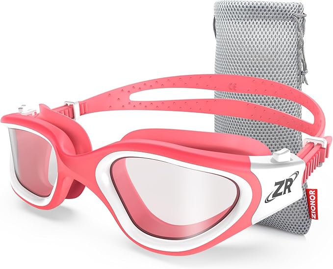 ZIONOR G1 Polarized Swimming Goggles for Unisex Adult Women Anti Fog 100% Anti UV Diving Goggles
