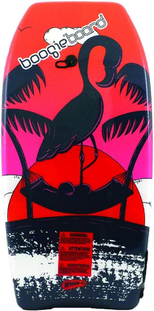 Wham-O Boogie Boards, 37" Body Board for Beach, Lightweight Bodyboard with Wrist Leash for Beginners and Training All Wave Conditions(1 Pack)