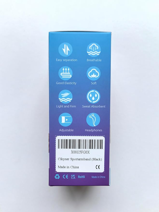 Cikyner Running Armband, 3 in 1 Running Phone Holder Sports Armband Bicycle Phone Holder 360° Rotatable & Detachable Running Phone Armband for 4.5-7'' iPhone Huawei for Gym Running Hiking