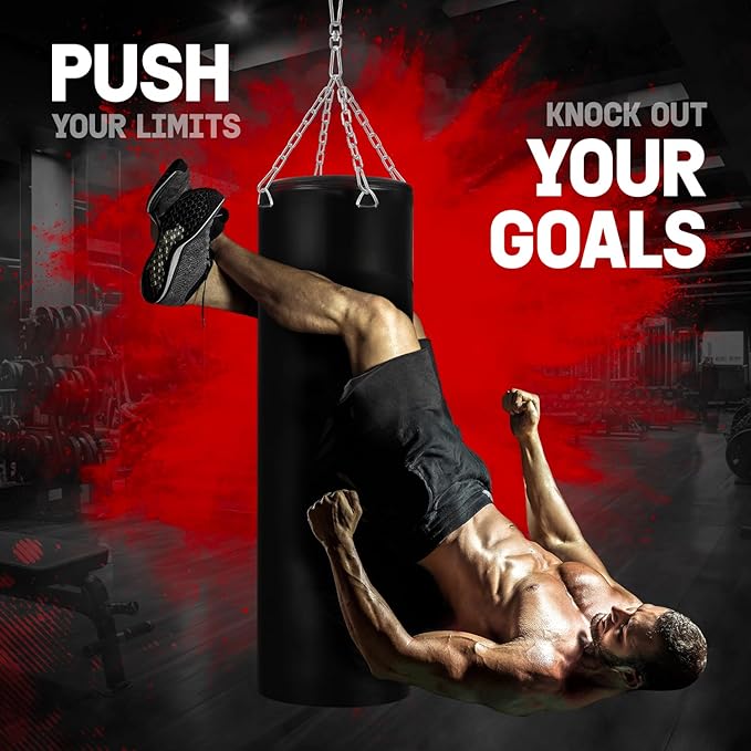 Yes4All Punching Bag Hanger, Stainless Steel Swivel Chain with 4 Snap Hooks for Heavy Bag, Gym Swing, Trapeze, and Hammock