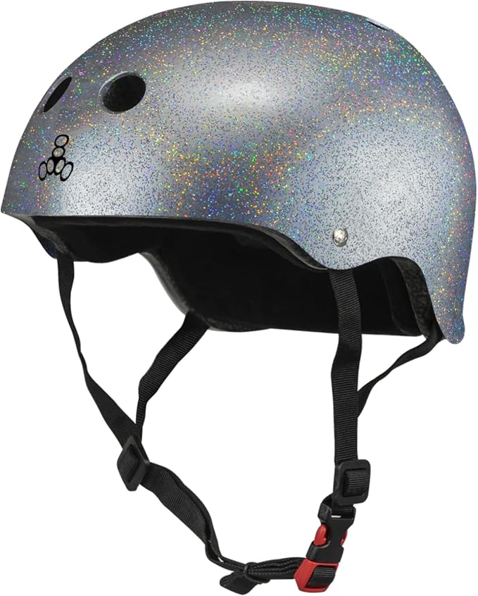 Triple Eight Certified Sweatsaver Helmet for Skateboarding, BMX, Roller Derby, Roller Skating, Inline Skating, Scooter and Bike