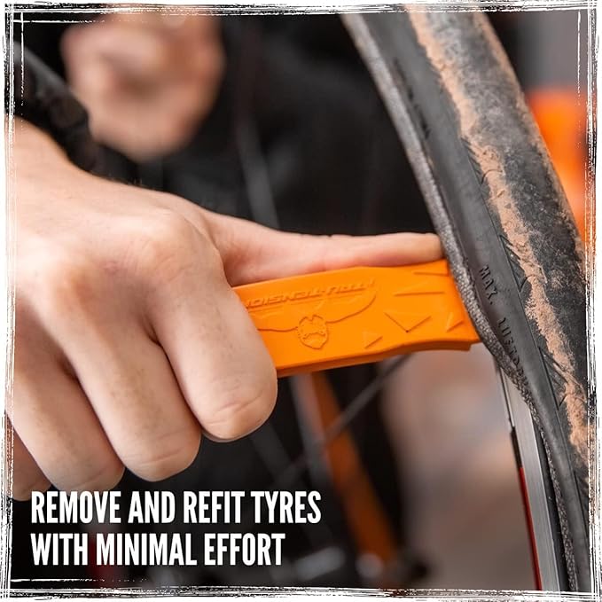 Tru-Tension | Tire Monkey | Tire Lever | Only One Needed to Change Any Tire | Bicycle Tools & Accessories