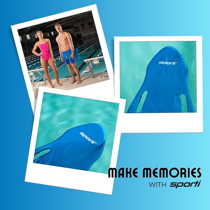 Sporti Adult Kickboard for Swim Training - Swimming Kickboard for Men Women, Water Board for Adult, Swimming Training Aid