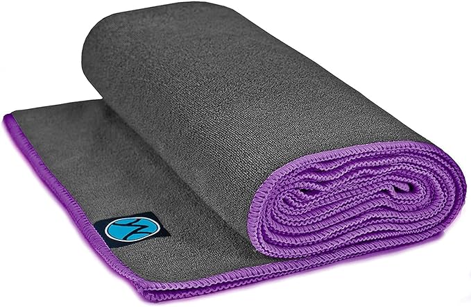 Youphoria Yoga Microfiber Non-Slip Towel - Hot Yoga Mat Towel for Enhanced Grip and Sweat Absorption