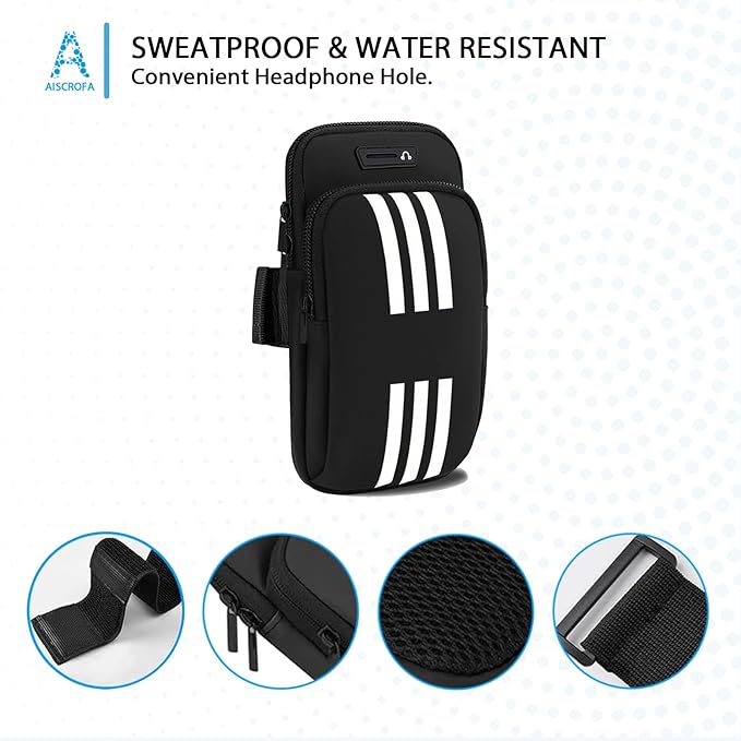 Running Armband, Cell Phone Purse Small Crossbody Bags for Women Men Kids Pouch for iPhone 15/14/13 pro/Plus/xs/xr/xs max, Galaxy S22 Ultra and More