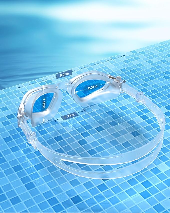 ZIONOR Swim Goggles, G1 SE Swimming Goggles Anti-fog for Adult Men Women