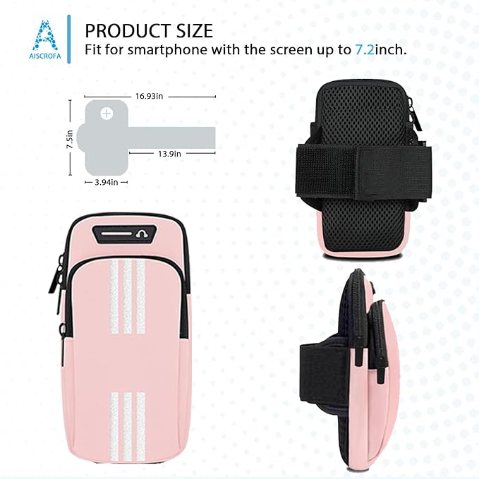 Running Armband, Cell Phone Purse Small Crossbody Bags for Women Men Kids Pouch for iPhone 15/14/13 pro/Plus/xs/xr/xs max, Galaxy S22 Ultra and More