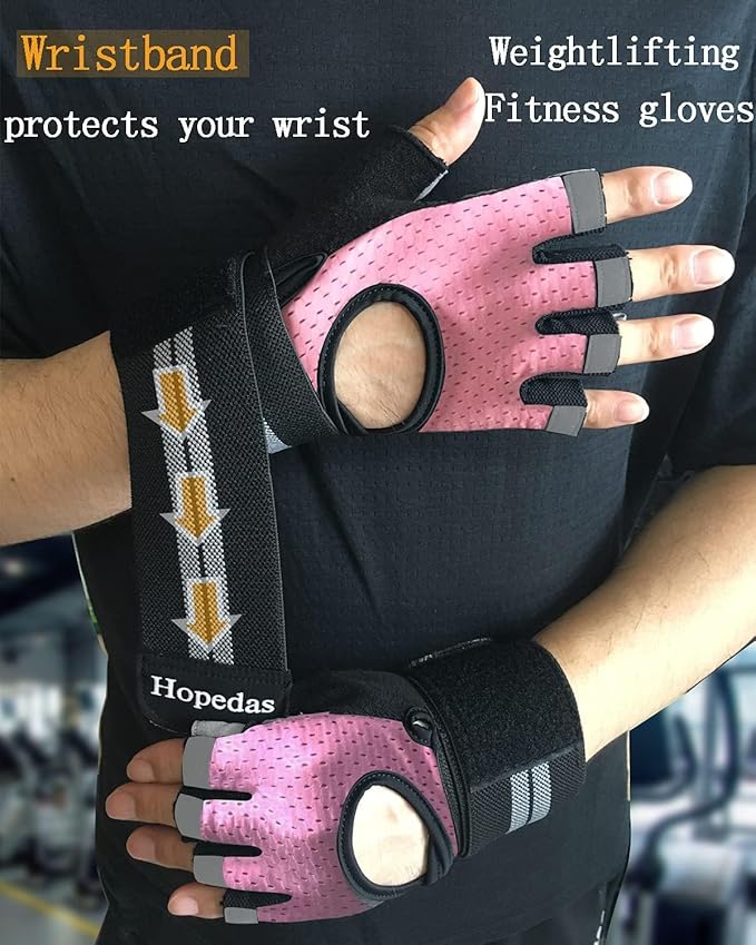 Workout Gloves Weight Lifting Gloves Palm Support Protection for Men Women, Exercise Gloves Sports for Training, Fitness, Gym,