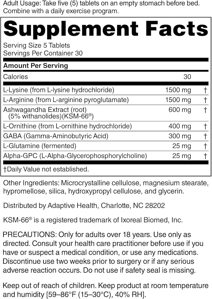Nugenix GH-Boost - Advanced HGH Boosting Supplement for Men – Support Energy, Endurance, Sleep, with KSM-66, GABA, Arginine, Glutamine, Ashwagandha, 150ct