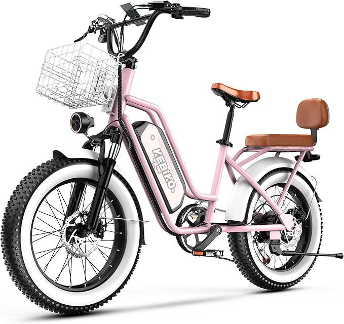 1500W Electric Bike for Adults,48V 20/60Ah Removable Battery Max Range 80Miles & 30MPH Electric Bicycle,20''×4" Fat Tire Ebike,Adult Electric Bicycles for Commute Beach Snow,E-Bike UL Certified