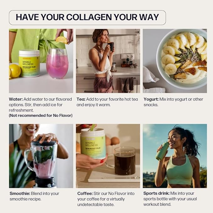 Hydrolyzed Collagen Powder - Sparkle Skin Boost (Mixed Berry) [50-Serves] Verisol Collagen Hydrolysate Protein Powder Vitamin C Paleo Non-GMO Gluten Free Beauty Supplement Drink