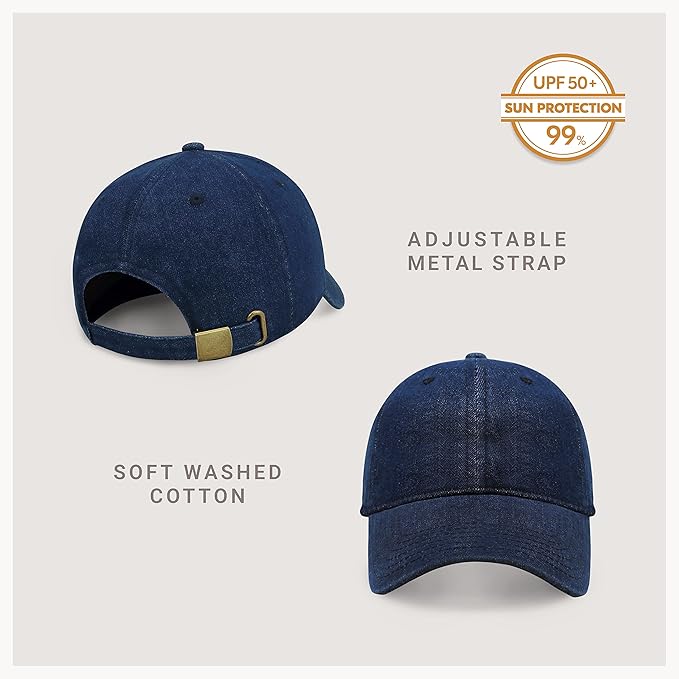 CHOK.LIDS Everyday Premium Dad Hat Unisex Cotton Baseball Cap for Men and Women Adjustable Lightweight Polo Style Curved Brim