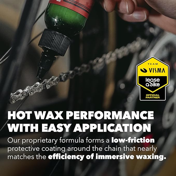 SILCA Super Secret Bike Chain Lube - Liquid Chain Wax to Clean, Smooth & Silence - Ultra Fast Bike Lube - Special Formula for Friction Reduction & Improved Wattage Output in All Weather