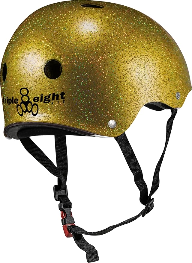 Triple Eight Certified Sweatsaver Helmet for Skateboarding, BMX, Roller Derby, Roller Skating, Inline Skating, Scooter and Bike
