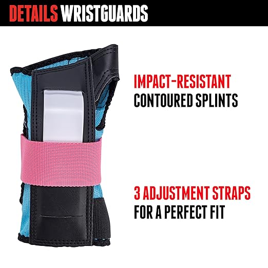 Triple Eight Saver Series 3-Pack Pad Set– Ideal for Skateboarding, In-line Skating, Roller Skating, and Biking