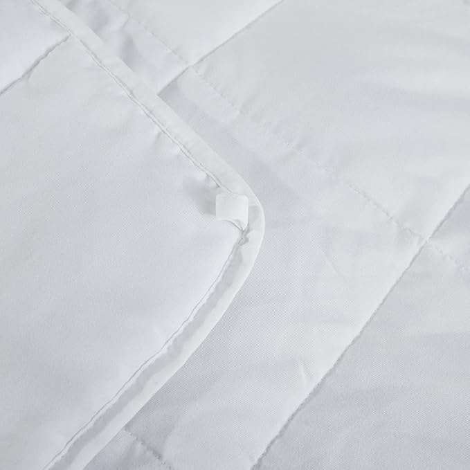 L'AGRATY Weighted Blanket - 48"x72" 20lbs Cooling Breathable Heavy Blanket with Glass Beads for Adult All-Season