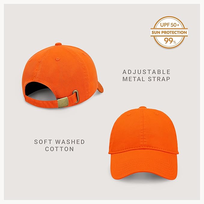 CHOK.LIDS Everyday Premium Dad Hat Unisex Cotton Baseball Cap for Men and Women Adjustable Lightweight Polo Style Curved Brim