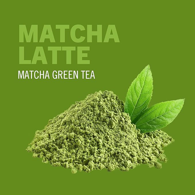 OM MUSHROOM SUPERFOOD Matcha Latte Blend Mushroom Powder, Single Serve, 10 Count, Green Tea, Lion's Mane, Reishi, Chaga, Turkey Tail, Focus & Stress Support Supplement